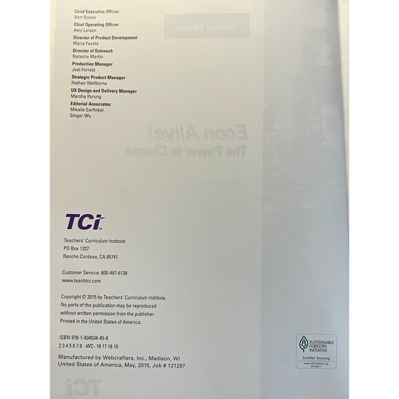 Econ Alive! The Power to Choose Student Edition (Bx X) - Picture 7 of 8